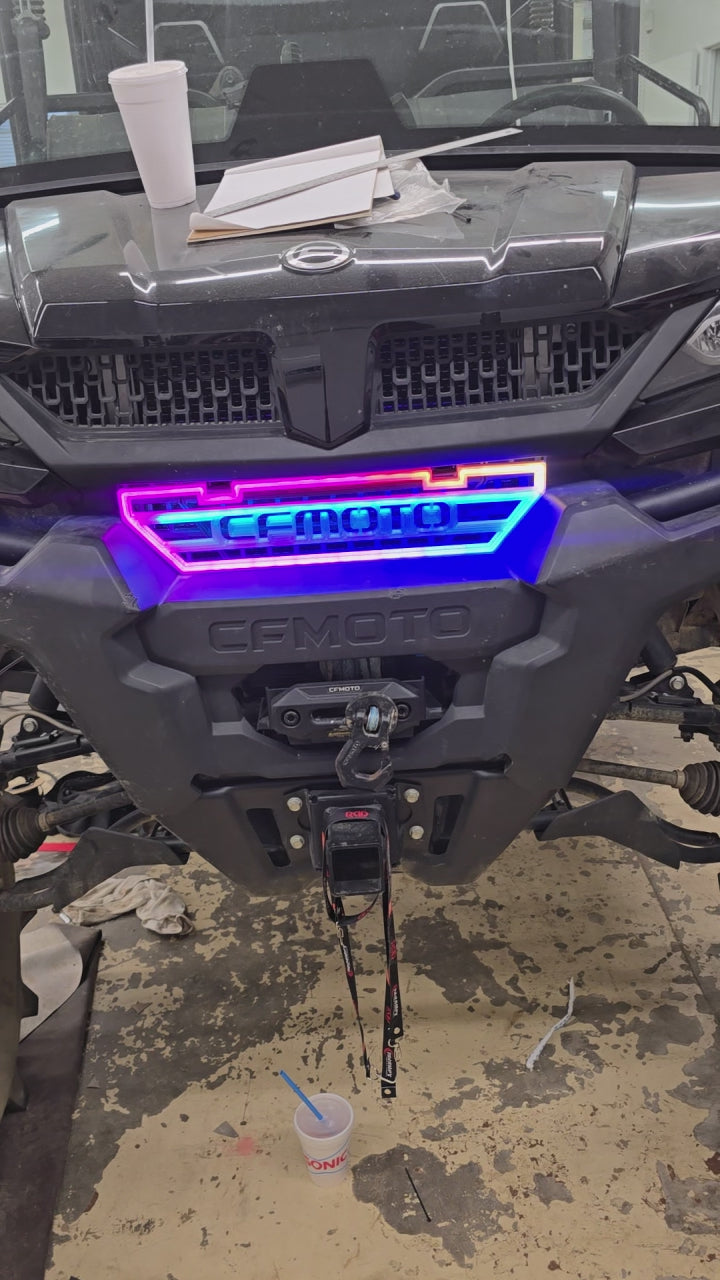 CF Moto 1000/xl Led Grill overlay